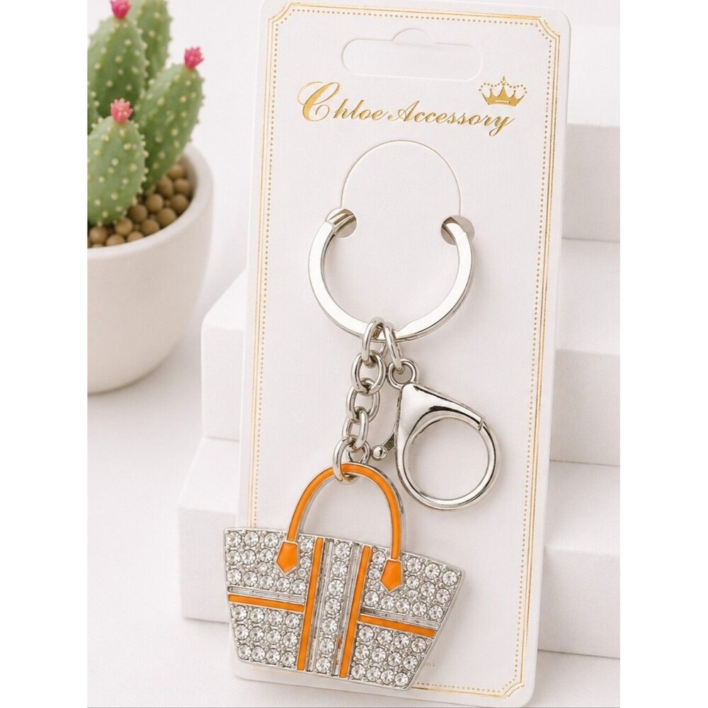 Women's Purse Keychain Bag Charm Fall Autumn Bag Accessories